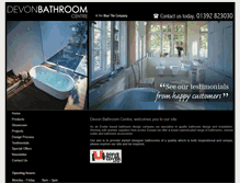 Tablet Screenshot of devonbathroomcentre.co.uk